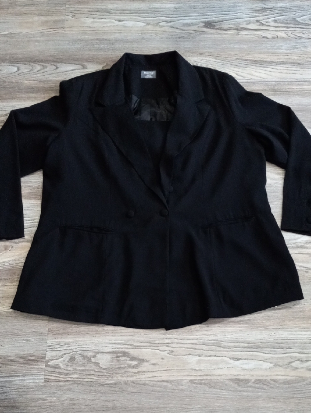 Masseys Women's Black Blazer Coat